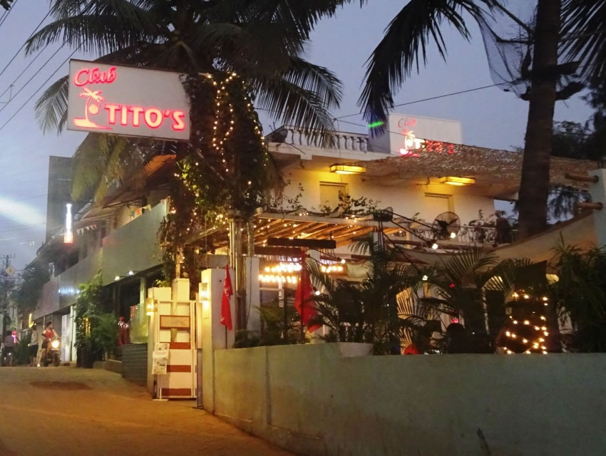 Tito's Goa historic building in Baga Beach - Best nightclub in North Goa since 1971